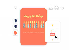Free printable happy birthday templates. Card Maker Make Your Own Printable Cards For Free Desygner
