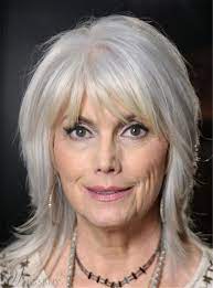Medium Straight Synthetic Hair Capless Wigs For Older Women Medium Shag Hairstyles Hair Styles For Women Over 50 Medium Hair Styles