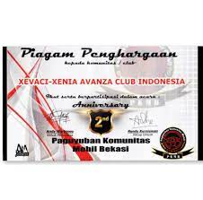 Sertifikat merupakan tanda bukti terjadinya suatu peristiwa momen pada kegiatan yang kita ikuti dan dapat menjadi bukti untuk kepemilikan suatu barang. Xenia Avanza Club Indonesia Home Facebook