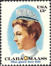 13c Clara Maass Nurse Pack of 10 Vintage Unused US Postage Stamps Hospital  Gifts Get Well Soon Angels of Mercy Nursing Student