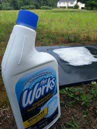 Once the homemade toilet bowl cleaner fizzes, use the brush to scrub away any stains or spots in the bowl. The Works Toilet Bowl Cleaner On Burned Aluminum Foil Cleaning How To Clean Aluminum Aluminum Foil