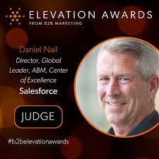 Proud to be a judge in this year's B2B Marketing Elevation Awards.