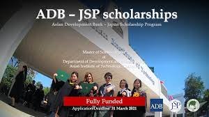 There is no need for a separate application for the scholarship. Asian Development Bank Japan Scholarship Program For Fall 2021 Semester Intake At Asian Institute Of Technology Thailand Department Of Development And Sustainability