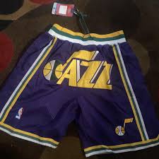 Represent your team with the utah jazz core crew socks by stance, inc. Utah Jazz Just Don Shorts Sidelineswap