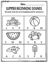 summer printable preschool worksheets the keeper of the memories