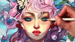 MIXED MEDIA PAINTING TUTORIAL + Arteza Watercolors and Gouache Paints  Review!