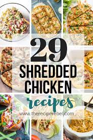 29 Shredded Chicken Recipes The Recipe Rebel This post is all about easy shredded chicken recipes but here's a little guide around the blog if you're wondering how to shred chicken (without using and fork and knife!), how to cook a whole chicken in the instant pot, or the fastest recipe for shredded chicken. 29 shredded chicken recipes the