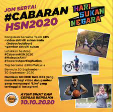 Bagi yang gemar aktiviti sukan larian, acara larian hari sukan negara 2017 (hsn21km) baru sahaja dibuka pada hari ini (15/3/2017). Hari Sukan Negara 2020 Institut Sukan Negara Malaysia Facebook