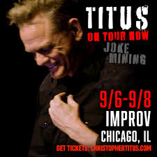 On tour now breaking in all new material. Tonight thru Sunday I'm at the  Improv in Chicago. Get tickets now:  https://improv.com/chicago/comic/christopher+titus/ #comedy #standupcomedy  #standup #titus #comedian #chicago #improv Chicago Improv Comedy Club