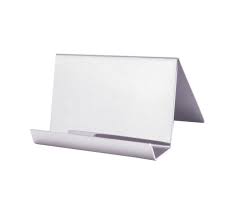 Keep all your business cards crisp and fresh, and ready for networking. Desk Accessories Workspace Organizers Nipole High End Business Card Holder Stainless Steel Mirror Polish Desk Accessory Business Card Display Stand Rack Office Organizer Rose Gold Card Files Holders Racks