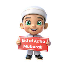 Eid Mubarak 3d Cartoon PNG Transparent Images Free Download