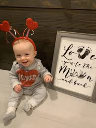 Love You To The Moon And Back Svg Baby Foot Print Hand Print Etsy In 2020 Baby Hand And Foot Prints Baby Footprints Diy Mothers Day Gifts