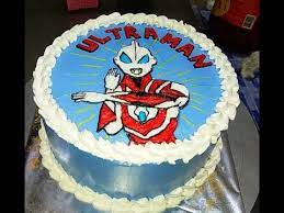 Hiasan kue ulang tahun topper cake karakter ultraman ultra man. Tutorial Menggambar Cake Ulang Tahun Ultraman Dengan Menggunakan Butter Cream Youtube