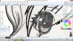 Chibi - How To Draw Using Paint.net [ Or How To Trace ] - Youtube
