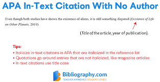 Creating Apa Citations For Websites With No Author Bibliography Com