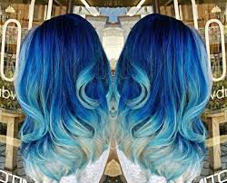 It's obvious that blue hair isn't just for punkers and cartoon characters anymore, women of all ages are trying out this bold hair these fun, light blue tips are a great way to spice up your long tresses. 29 Blue Hair Color Ideas For Daring Women Page 2 Of 3 Stayglam