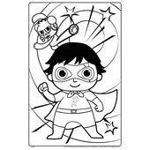 Pac man ryan toysreview combo panda marker coloring challenge ryan coloring cartoon. Ryan S World Giant Colouring Pages Smyths Toys Ireland
