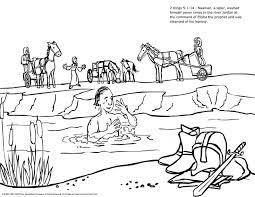 Even though naaman seemed to have everything, leprosy was a devastating disease that he was facing. Naaman The Leper Cleansed Coloring Page Sunday School Coloring Pages Bible Coloring Pages Flag Coloring Pages