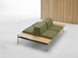 This metal chair with walnut wood seat is a popular choice for furnishing dining spaces in restaurants, cafes, pool halls, lounges, bars and other high traffic establishments. Lapse In Green Designed By Carlos Tiscar The Collection Incorporates Upholstered Seats On A Ste Hospital Furniture Upholstered Bench Upholstered Dining Bench