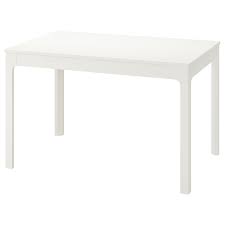 4 küchenstühle buche massiv sitzfläche mit leder b. Ekedalen Ausziehtisch Weiss 120 180x80 Cm Ikea Deutschland