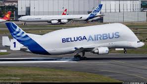 Airbus Transport International Eu Beluga 1 Airbus A300b4 608st Super Transporter F Gsta Aircraft On Short Final To France Toulouse Blagnac International Ai