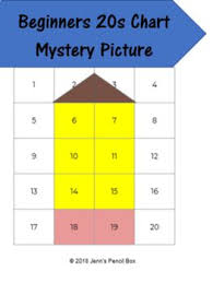 freebie 20s chart beginners mystery picture mystery