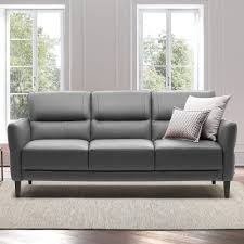 Buy cindy crawford leather furniture sets online at furniture.com. Natuzzi Editions Castra Large Grey Leather Sofa