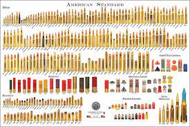 This is because the firing pin is designed in such a way that it hits the rim of the case and not the center. Amazon Com American Standard Bullet Poster Cartridge Comparison Prints Posters Prints