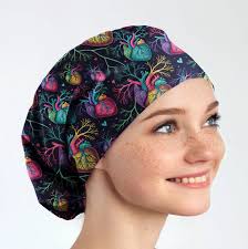 Short Hair Scrub Hat
