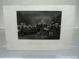 John hancock firma el 4 de julio. Declaration Of Independence 4 De Julio 1776 D Buy Modern Engravings 19th Century At Todocoleccion 202371185