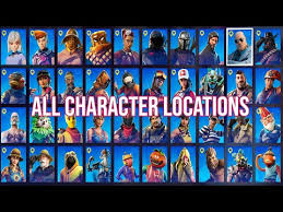 On the bottom right of your screen next to your materials, you will now see. All 41 Character Locations In Collections In Fortnite Chapter 2 Season 5 Dot Esports
