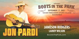 I promise to do my part and stay as healthy as possible to continue singing and performing. Country Singer Jon Pardi To Perform In Bakersfield This September As Part Of Boots In The Park Kget 17
