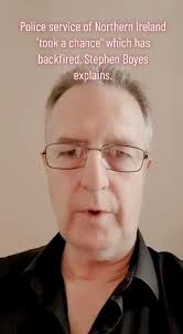 Police service of Northern Ireland "took a chance" which has backfired,  Stephen Boyes explains. @realstephennolan @Belfast Telegraph Video @BBC  News @BBC @itvnews #lightsourcebp #solar ...