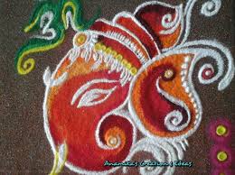 Ganpati Rangoli Designs For Diwali Rangoli Designs 2015 In 2020 Rangoli Designs Diwali Free Hand Rangoli Design Rangoli Designs