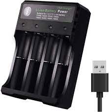 Shop the top 25 most popular 1 at the best prices! Amazon Com 18650 Battery Charger 4 Bay Fast Charge For 3 7v Li Ion Tr Imr 10440 14500 16650 14650 18350 18500 16340 Rcr123 Batteries Usb Intelligent Universal Rechargeable Battery Charger Home Audio Theater