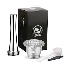 Find the perfect coffee pod machine with nescafé® dolce gusto® coffee makers, & make all your favourite coffee pod drinks & flavours. Refillable Square Hole Coffee Capsule Pod Filter Dripper Tamper For Nespresso Silver Home Kitchen Cooking Dining
