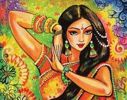 Chuha On Arts Art Indian Art Indian Women Painting