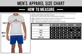 Size Guide For Apparel Swimwear Underwear And Sandals 69slam