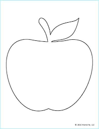Download the free printable (available at the bottom of the post) and print it out. Free Printable Apple Templates Small To Large Mombrite