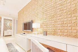 Diy Wall Stickers Home Decoration Wall Decor Living Room Bedroom Background Creative 3d Pe Foam Wallpaper Wish Wall Decor Living Room Living Decor Living Room Bedroom