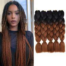 There are many different ways to add this. Amazon Com 5 Pcs Lot 24 Inch Ombre Braiding Hair Kanekalon Braiding Hair Extension Jumbo Braid Hair Synthetic Fiber Braiding Hair Extension Beauty