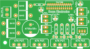 This is the schematic design of 400 watt 70 volt amplifier capable to deliver about 400w rms power output in single channel. Tda7388 Car Subwoofer Amplifier Circuit Diagram Surround Quad Bridge Car Audio Amplifier Somaelectronics