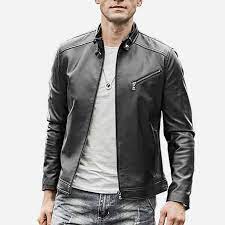 Men S Iconic Basic Black Leather Jacket The Leather Jacketer Leather Jacket Jackets Black Leather Jacket