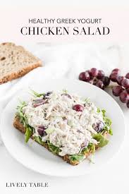 Check spelling or type a new query. Healthy Greek Yogurt Chicken Salad Lively Table