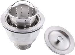 Check spelling or type a new query. Buy Kes Kitchen Sink Drain Strainer 3 1 2 Inch Sink Drain Assembly Stopper With Deep Basket Cover Lid Rustfree Sus 304 Stainless Steel S3001 Online In Turkey B00k187vps