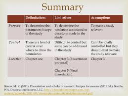 Check spelling or type a new query. Difference Between Delimitations Limitations And Assumptions