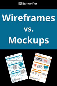 Wireframes Vs Mockups Wireframe Mockup Tool Design