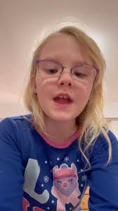 Zoe having fun! Saying goodnight!