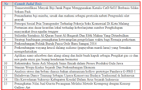 Katalah bilangan perkataan untuk terpapar cantik tanpa perlu di skip/potong pada google. 26 Contoh Judul Tesis Terbaru Dan Terlengkap Seputarpembahasan Com