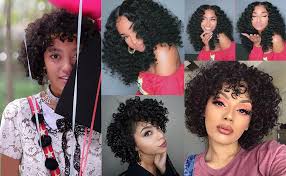 Curling irons and wands are your best options if you want to create tight curls. Amazon Com Molefi Brazilian Funmi Hair 3 Bundles Spiral Curl Human Hair Short Curly Weave 9a Unprocessed Brazilian Human Hair Extensions 100g Pc Full Head Natural Color 10 12 14 Beauty